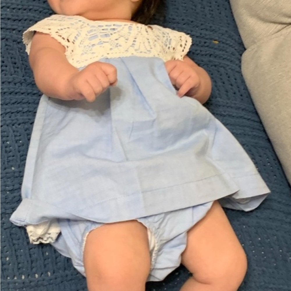 Edgehill Collection Blue and White Diaper Cover Set